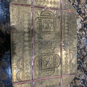 Old Antique Handmade Jewelry Box